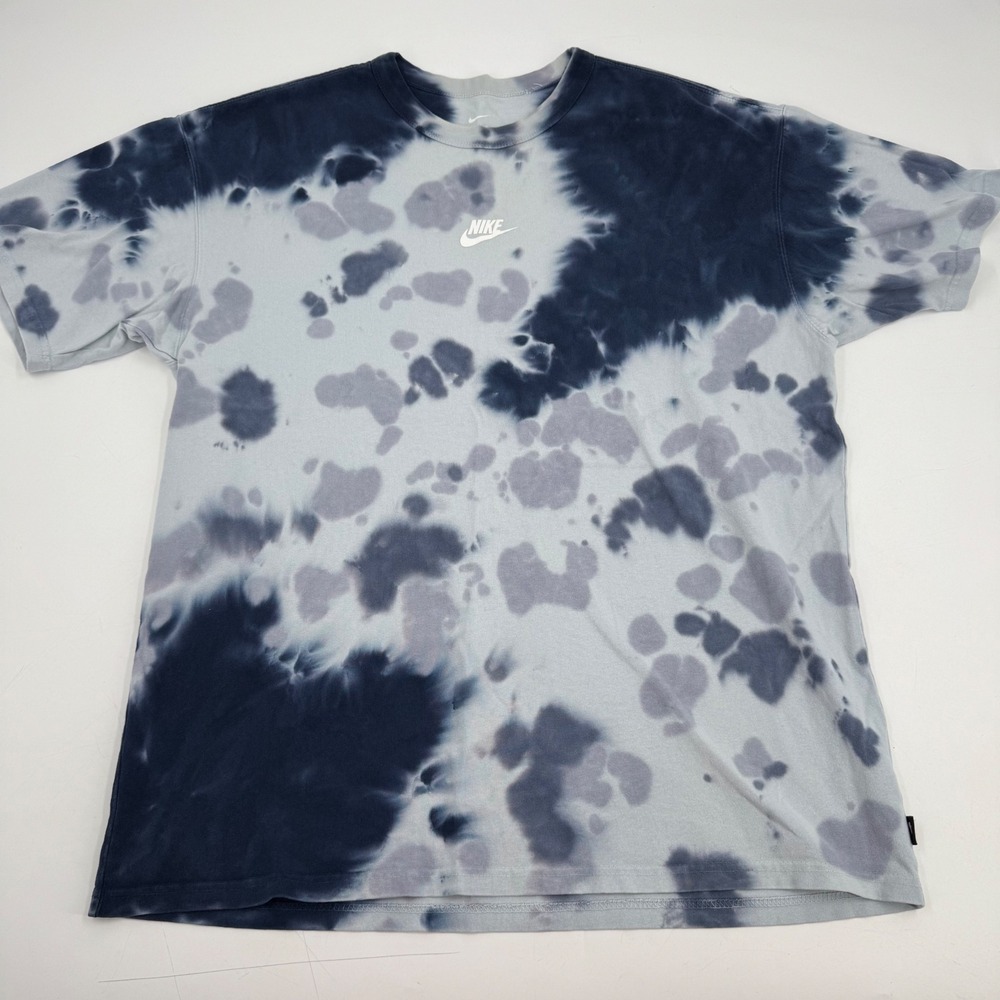Nike The Nike Tee‎ Max 90 Center Logo Tie Dye T-Shirt Mens Medium Casual